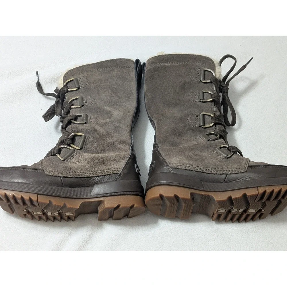 Sorel Womens Tivoli IV Tall‎ Waterproof  Insulated Boots Sz 6 Quarry Gray